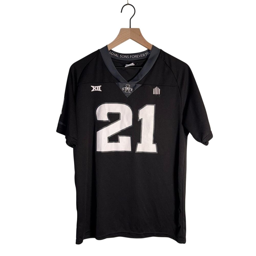 IOWA STATE UNIVERSITY Collegiate Imports Black Jersey NCAA football tailgate L